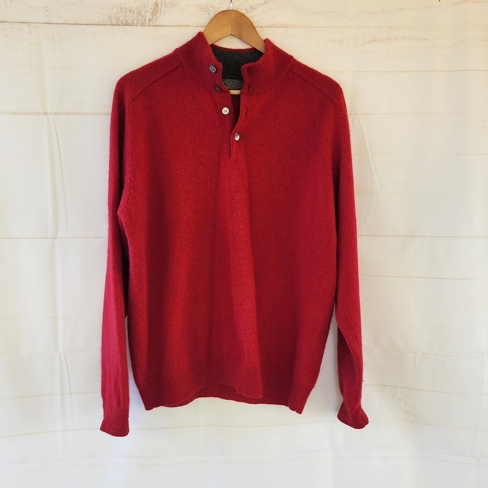 Talbots Mens Merino Wool Sweater Pullover